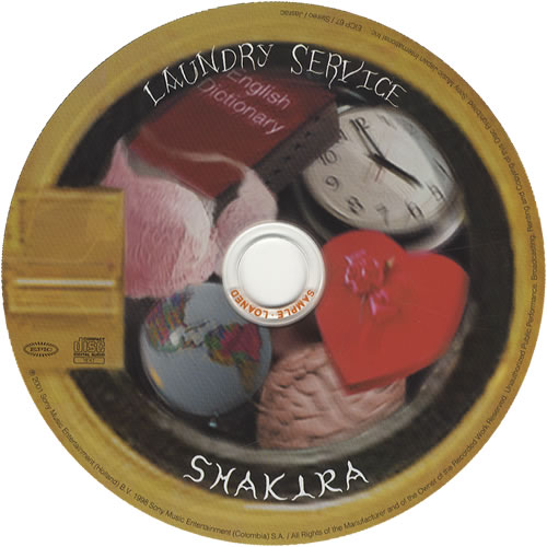 Shakira Laundry Service Japanese Promo CD album (CDLP) (222698)
